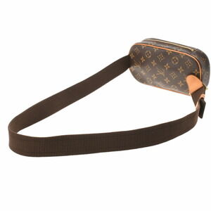 Louis Vuitton Bag Canvas Body Brown Pochette Ganju Monogram
